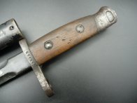 Belgický bodák 1916/35 upraven Němci za 2 sv.války