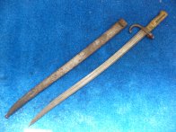 Francouzský bodák Chassepot 1866