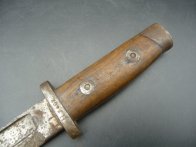 Útočný nůž z belgického bodáku 1889 bz pouzdra
