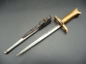 Anglický revolverový bodák Webley – Pritchard - Replika