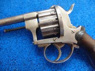 12-ti raný, 7mm Lefaucheux revolver, kolem roku 1870