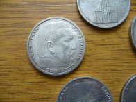 Konvolut 5 kusů říšských 5 marek.