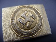 Originál hliníková přezka Wasserschutzpolizei - opravený střed