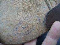 Kožené poválečné pouzdro na pistoli TT33